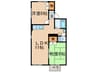 メゾン青山 2LDKの間取り