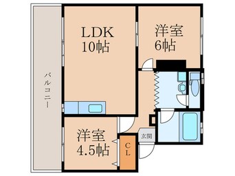 間取図 ユートピア葛原Ⅰ