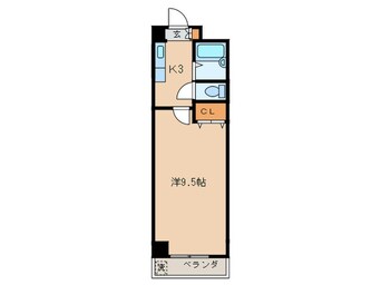 間取図 ウインズ竪町