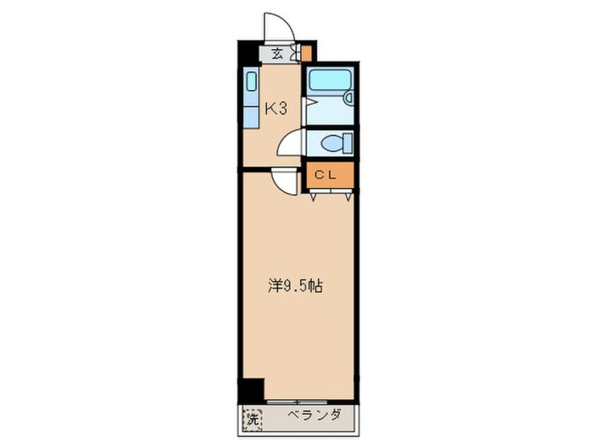 間取図 ウインズ竪町