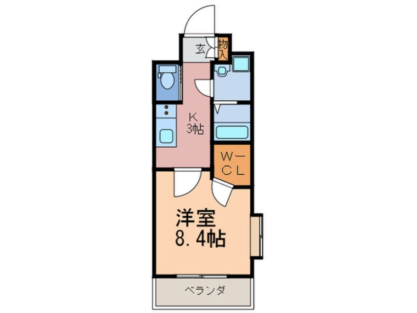 間取図 ベルガ穴生