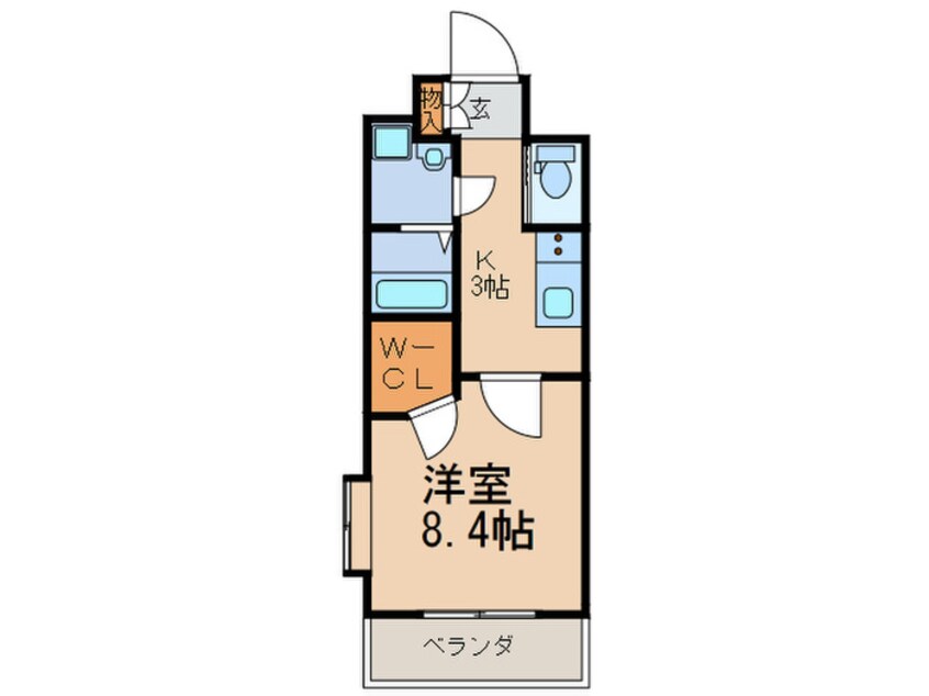 間取図 ベルガ穴生