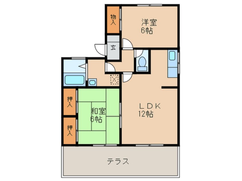 間取図 レイクサイド浄水