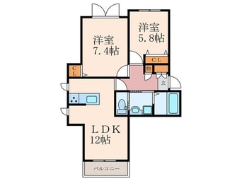 間取図 エンジョイスペース鷹ノ巣