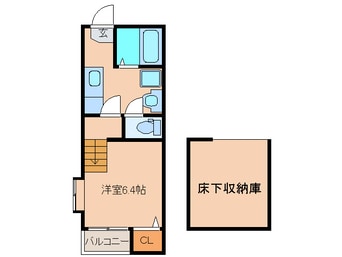 間取図 リ－ベヴィラ姪浜