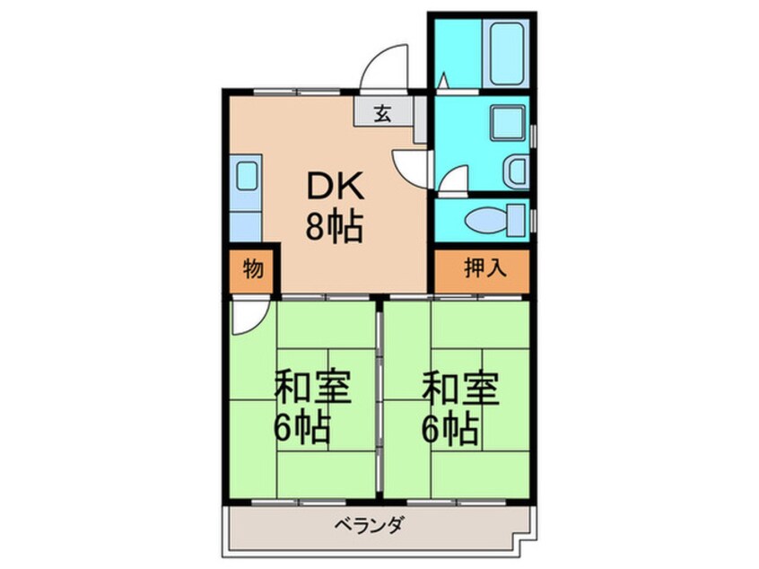 間取図 スプリングヒルズ宝