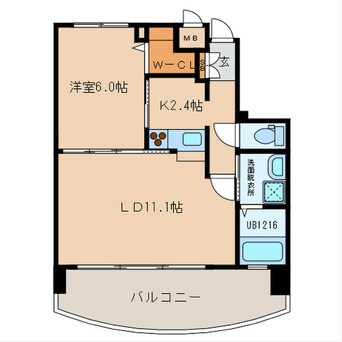 間取図 ｻﾝｼｬｲﾝ ﾌﾟﾘﾝｾｽ 北九州
