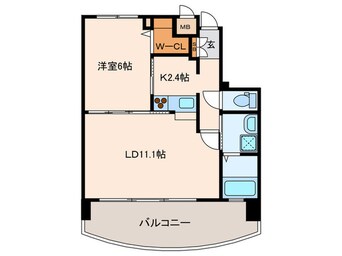 間取図 ｻﾝｼｬｲﾝ ﾌﾟﾘﾝｾｽ 北九州