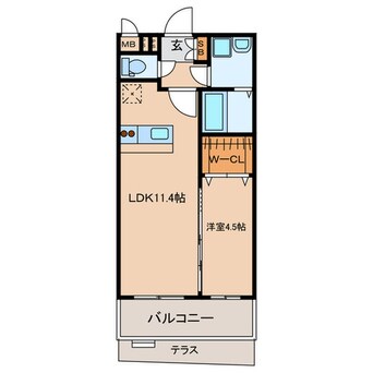 間取図 ヒルズ折尾