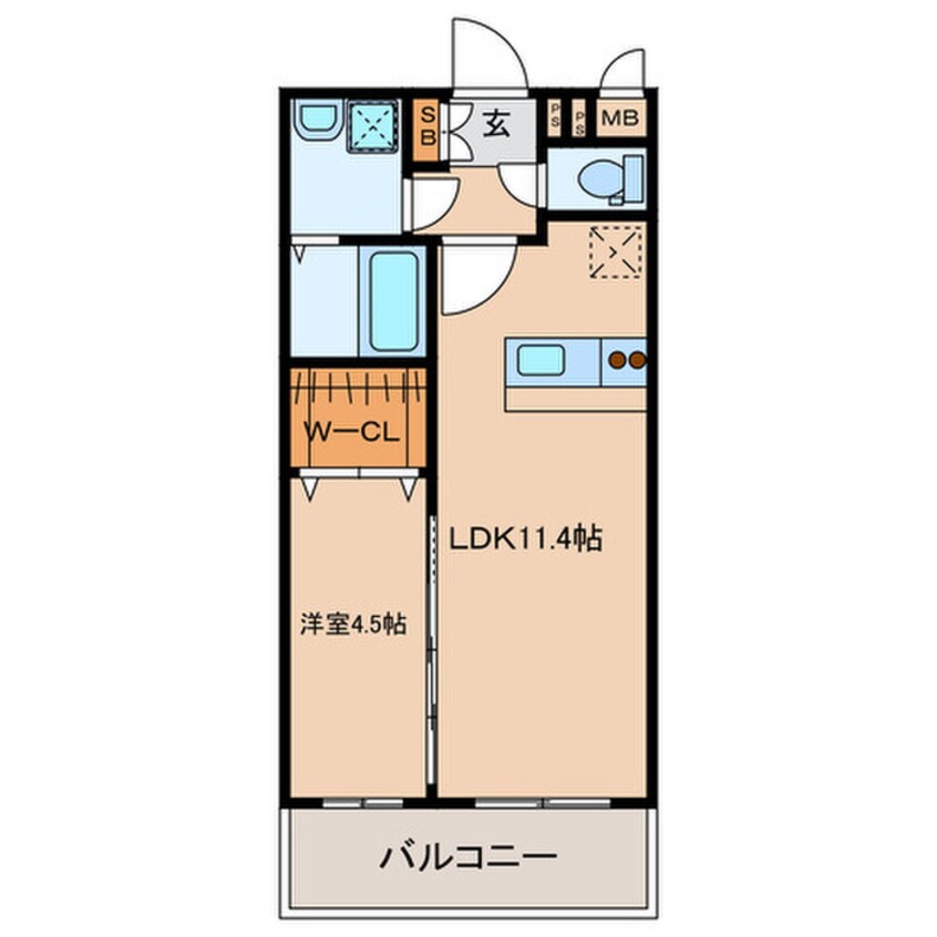 間取図 ヒルズ折尾