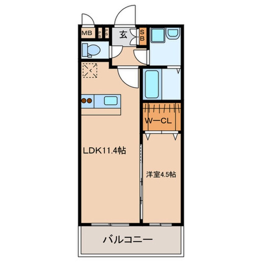 間取図 ヒルズ折尾