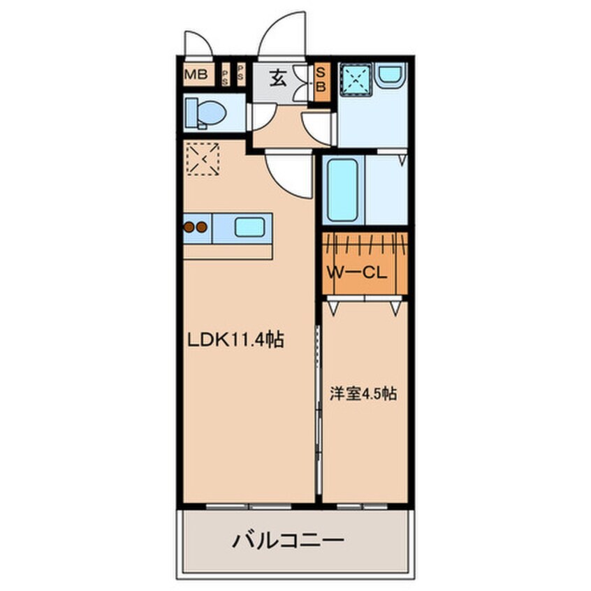 間取図 ヒルズ折尾