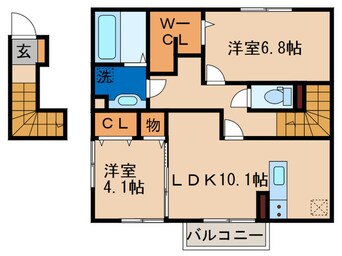 間取図 トレス楠橋西館