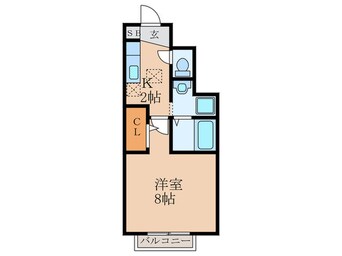 間取図 パ－クサイドイン桃山