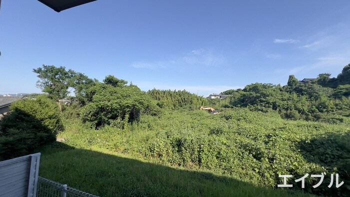 室内からの展望 パ－クサイドイン桃山