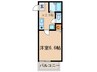 シティベ－ル須崎 1Kの間取り