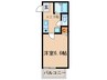 シティベ－ル須崎 1Kの間取り