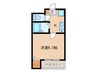 シティベ－ル須崎 1Kの間取り
