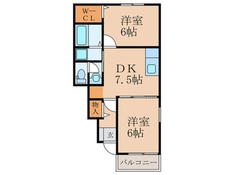 間取図 グーテンターク　つなわき　R