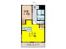ウィング東合川 1LDKの間取り