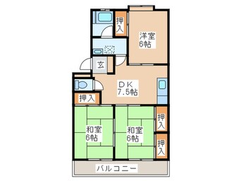 間取図 塔谷ハイツ