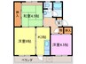 松尾ビル 3Kの間取り