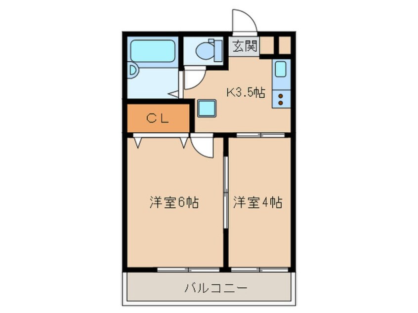 間取図 シャトレ河口