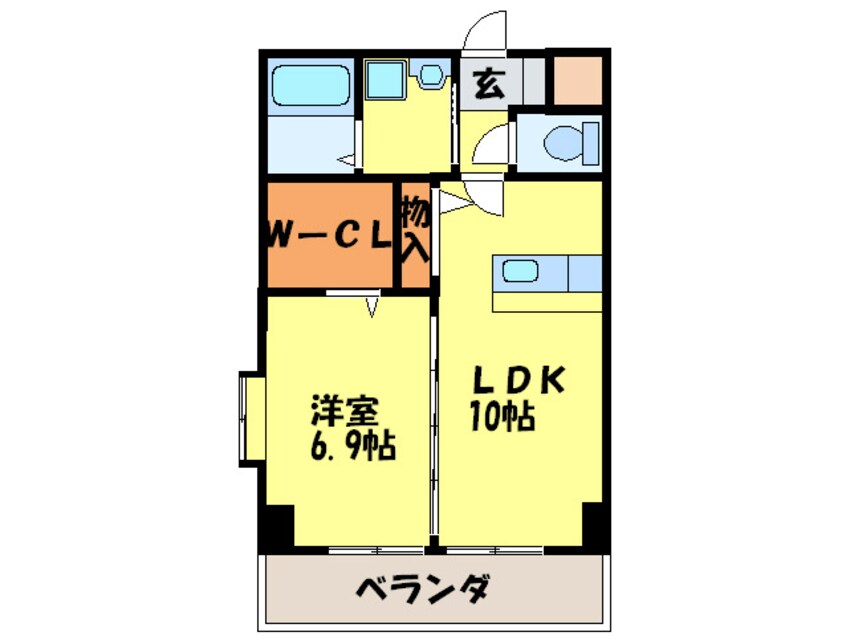 間取図 ベルパークⅡ