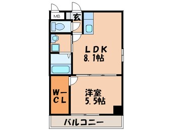 間取図 ベルパークⅡ