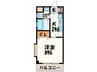 Ｇハイツ 1Kの間取り