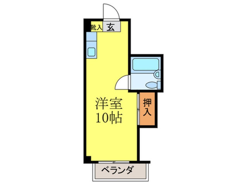 間取図 あさともハイツ