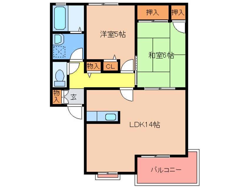 間取図 スプリングハウスＡ