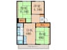 森田マンション Ｎｏ３ 3DKの間取り