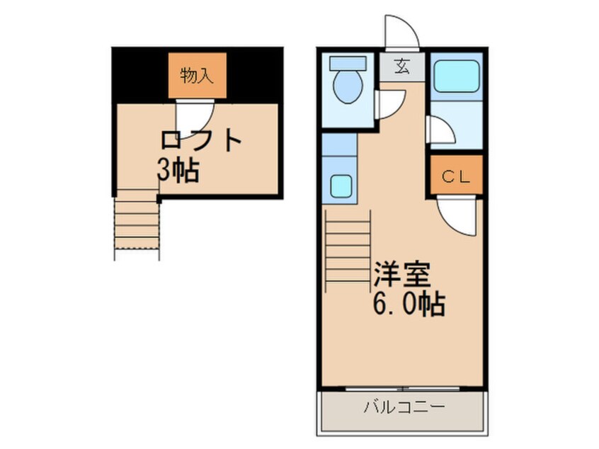 間取図 セーヌ千早Ⅳ