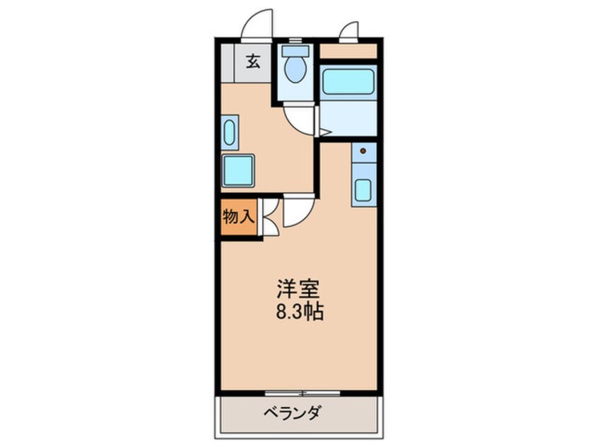 間取図 レジデンス高松
