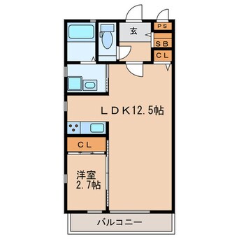 間取図 エルミタージュヒルズⅠ