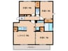 D-room長尾　弐番館 3LDKの間取り