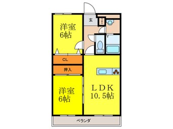 間取図 エレノア春日