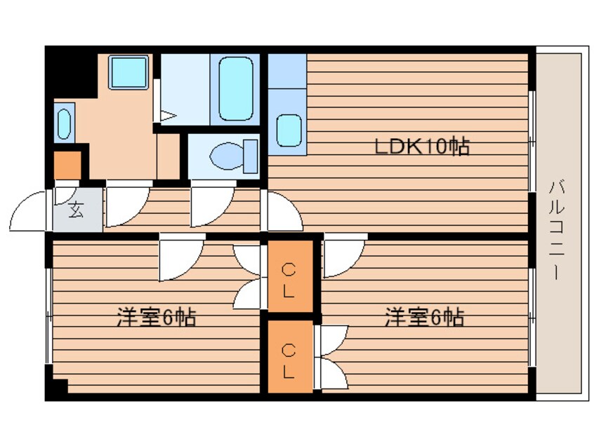 間取図 プレスティージュ弐番館