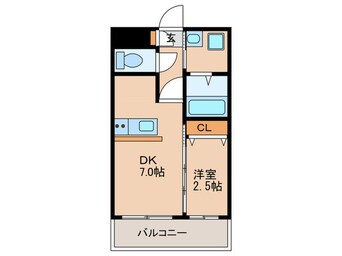 間取図 LIFEFIELD貝塚駅前