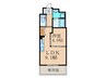 Espoir 1LDKの間取り