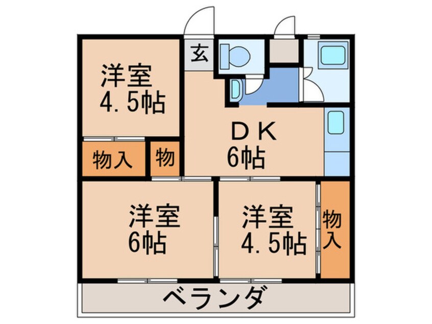 間取図 福寿ハイツ