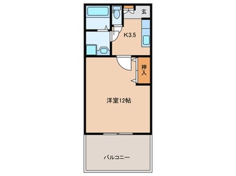 間取図 Fガーデン教育大前Ⅱ