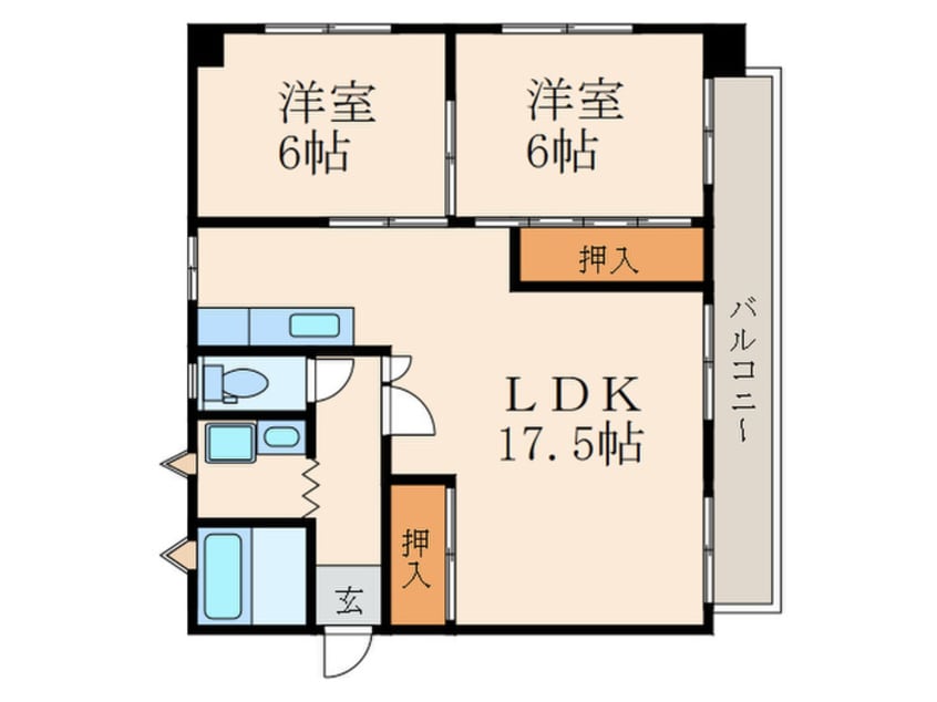 間取図 クレセント百花苑