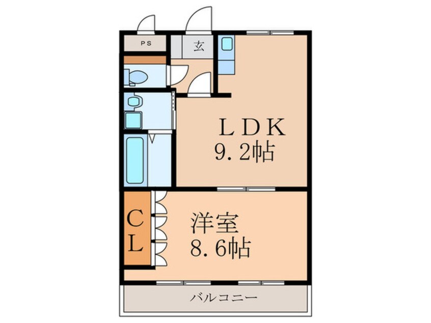 間取図 グラン・ピア