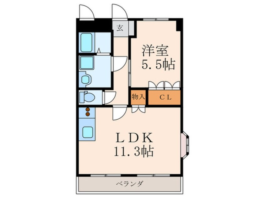 間取図 グラン・ピア