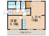 CONCERTO東合川Ⅰ 1LDKの間取り