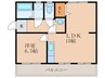 CONCERTO東合川Ⅰ 1LDKの間取り