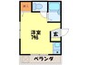 第３城西ビル 1Rの間取り