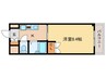 バウスクロス天神南 1Kの間取り